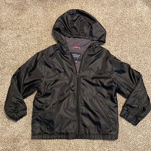 French Toast Black Fleece Lined Windbreaker size 10